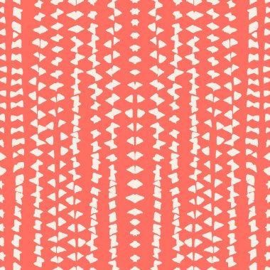 Mercan ve bej renkli kravat, kusursuz desenli. Shibori kusursuz iz. Suluboya el çizimi batik. El yapımı suluboya gömlek boya desenli. Geleneksel Japonya fayansı. Kestane ve bej rengi shibori.