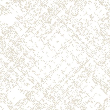 Beyaz ve Bej Vektör kusursuz şablon. Dönüşüm düzeni. Ink grunge ızgarası. Elle çizilmiş kusursuz kontrol kalıbı. Etnik ekoseli grafiksel arka plan. Kusursuz şablon arkaplanı.