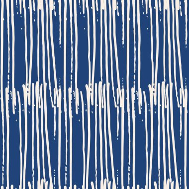 Sonsuz suluboya doku vektörü. Çivit mavisi, dikişsiz boya izi. Doğal fayanslar. Japon pamuk arka planı. Batik yatak vektör dokusu. Çin el boyaması beyaz pamuk arka plan. Izgaralı hippi kumaşı