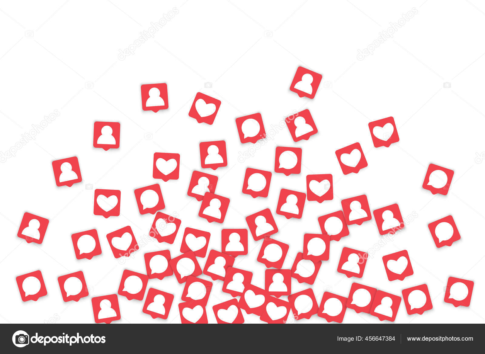Social Media Marketing Background Stock Vector by ©ExoticVector 456647384
