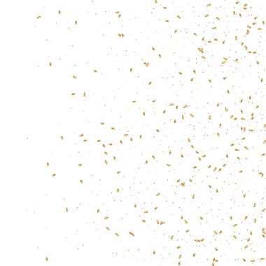  Altın konfetileri, kurdeleler. Parıldıyor. Bokeh geçmişi. Soyut altın yıldönümü davetiye şablonu. Düğün konsepti kartı. Uçan soyut parçacıklar. Patlama kutlama kartı.