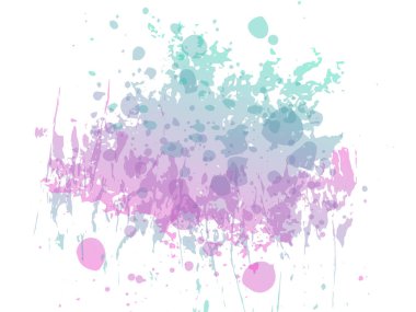 Vektör Fırça Vuruşu. Suluboya desenli arka plan. Satış Banner Fırça darbesi. Gradyan boya fırçası. Kırmızı ve Pembe Soyut Akışkan Su Sıçratma. Beyaz Arkaplanda İzole Sıçrama.