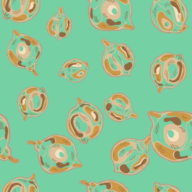 Basit İşaretli Kireç. Limonsuz desen. Botanik Çizimi. Psikedelik Citron Motifi. Vector Summer Citrus Yazdırma. Marigold Sarı ve Yeşil Kül Modern El Çizimi Arkaplan.