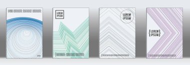 Retro pankartlar. Minimum geometrik yıllık rapor şablonları. Soyut hipster kaplamaları gradyan geometrik grafik tasarım ile. Dergi kapağı için maket. Basit bir retro sayfa kapağı. Düz memphis parmak izi.