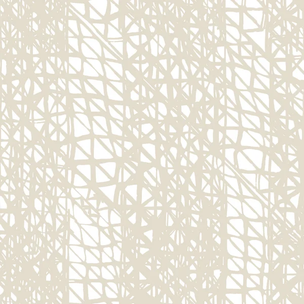 Grille Minimale Bio Beige Blanc Aquarelle Shoji Design Kimono Tile — Image vectorielle