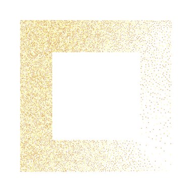 Metalik desenli doğum günü kartı. Geometrik yıldönümü çizimi. Vector round bokeh. Soyut yanardöner arka plan. Altın konfeti. İzole edilmiş altın toz parçacıkları. Kaotik düğün arkaplanı.