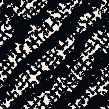 Çizgili doku deseni. Siyah beyaz Japon suluboya kusursuz baskı. Organik shibori vektör boyası arka plan. Japon kırsal batik kumaşı. Geleneksel modern soyut fayans. Psikedelik halk tasarımı.