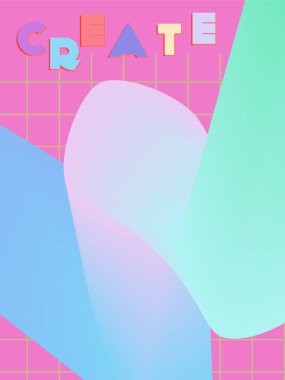 Pembe, mavi, cyan, yeşil renklerde müzik kapağı. Rock konseri ilanı. Asgari çizgi broşürü. Gradyan düzeni. Soyut yaz gradyanı. Yaratıcı parti reklamı. Klasik dalga şablonu.