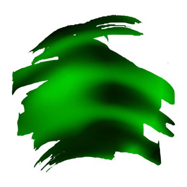 Beyaz Platform 'da ıssız bir sıçrama. Suluboya desenli arka plan. Vektör Fırça Vuruşu. Satış Banner Fırça darbesi. Gradyan boya fırçası. Yeşil ve Aqua Menthe Soyut Sıvı Sıçraması. 