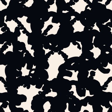 Çizgili doku deseni. Siyah beyaz Japon suluboya kusursuz baskı. Organik shibori vektör boyası arka plan. Japon kırsal batik kumaşı. Geleneksel modern soyut fayans. Psikedelik halk tasarımı.