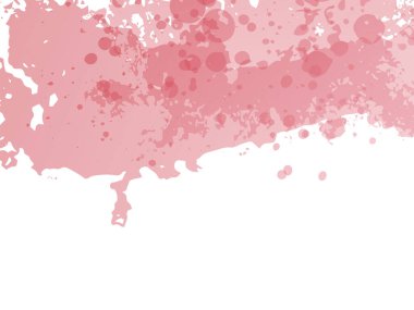 Suluboya desenli arka plan. Soyut Sıvı Sıçraması. Kırmızı ve Pembe Vektör Fırça Vuruşu. Satış Banner Fırça darbesi. Gradyan boya fırçası. Beyaz Arkaplanda İzole Sıçrama.