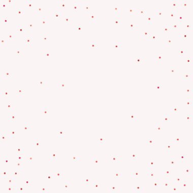 Kırmızı konfeti arka planı. Düşen gül ışıltısı. Davetiye, düğün, doğum günü, Noel kartı için grafiksel tasarım. Sevgililer Günü arkaplanı. Soyut parçacıklar patlar. Vektör şenlik konsepti. 