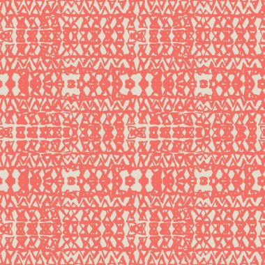 Burgundy ve White kravatlı, dikişsiz boya deseni. Shibori kusursuz iz. Suluboya el çizimi batik. El yapımı suluboya gömlek boya desenli. Geleneksel Japonya fayansı. Coral ve White shibori.