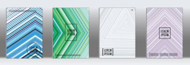 Retro pankartlar. Minimum geometrik yıllık rapor şablonları. Soyut hipster kaplamaları gradyan geometrik grafik tasarım ile. Dergi kapağı için maket. Basit bir retro sayfa kapağı. Düz memphis parmak izi.