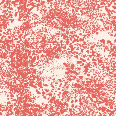 Leopar derisi baskısı. Hayvan kamuflajı arka planı. Leopar Vektör Kusursuz Desen. Hayvan soyut dokusu. Somon kırmızısı ve bej rengi suluboya kamuflaj tasarımı. Spot Tile. Afrika Uyum Şablonu.