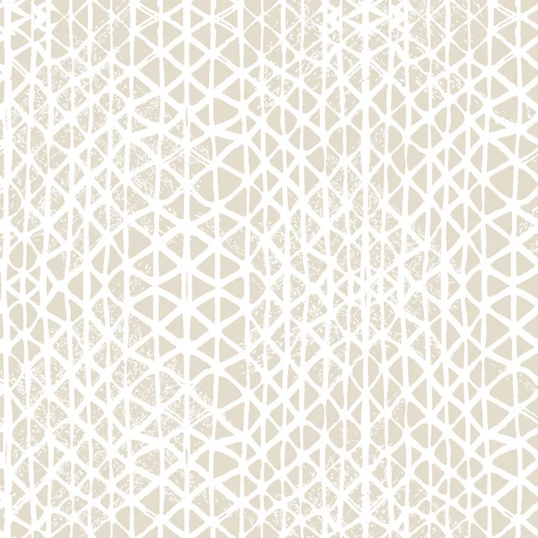 Batik Bie Dye Border Sjabloon Japan Achtergrond Beige White Shibori — Stockvector