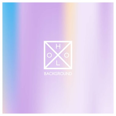 Sanal arkaplan. Holo ışıltılı kapak. Yanardöner bir eğilim. Soyut yumuşak pastel renkler arka plan. Moda yaratıcı vektörü. Ağ holografik folyo. Pankart için yaratıcı neon şablonu. Canlı bir iz..