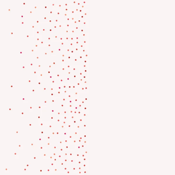 Röd Konfetti Bakgrund Fallande Rosenglitter Grafisk Design För Inbjudan Bröllop — Stock vektor