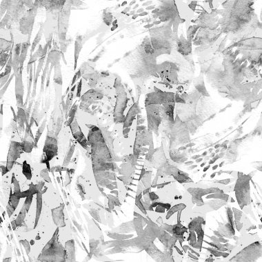 Suluboya egzotik, pürüzsüz desen. Renkli bir arka plan. Soyut sıçrama, suluboya tasarımı. Pachwork dokusu. Çiçekli Coachella pürüzsüz desen. Sıkıntılı soyut sanat eserleri.