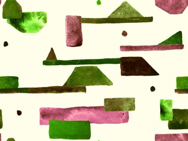 Bauhaus Kusursuz Düzen. Suluboya Geometrik Yeşil Teal Çizgileri Tasarımı. Sanat Organik Geo Arkaplanı. Büyük Çağdaş Asgari Yazdırma. Moda Eğlencesi Soyut Boyası Suluboya Renk Çizgileri.