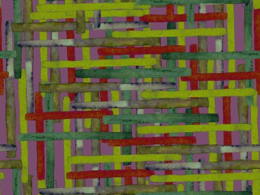 Bauhaus Kusursuz Düzen. Suluboya Geometrik Yeşil Teal Çizgileri Tasarımı. Sanat Organik Geo Arkaplanı. Büyük Çağdaş Asgari Yazdırma. Moda Eğlencesi Soyut Boyası Suluboya Renk Çizgileri.