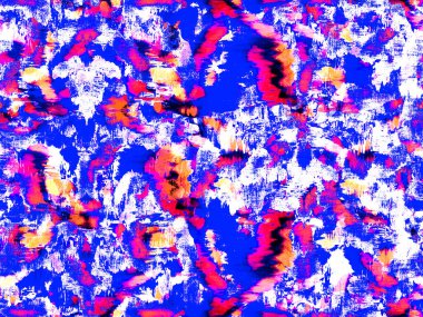 Suluboya Kamuflaj Tasarımı. Soyut Safari fayansı. Klasik Mavi ve Lush Lav kırmızısı çizgili kusursuz desen. Geometrik hayvan dokusu. Hayvan kamuflajı arka planı. Afrika deseni. Zebra Derisi Yazdırma.