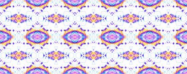 Mavi, Mor ve Beyaz Dikdörtgen İkat Uyumluluğu. Etnik Kusursuz Düzen. Kilim Cildi Rastgele Doku. Suluboya Etnik Tasarım. Sembol geometrik mayo deseni. Boya Fırçası Python Arkaplanı. 