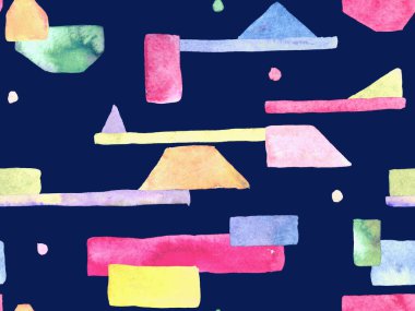 Bauhaus Kusursuz Düzen. Suluboya Geometrik İndigo, Mavi Çizgiler Tasarımı. Sanat Organik Geo Arkaplanı. Büyük Olağandışı Asgari Parmak izi. Moda Eğlencesi Soyut Boyası Suluboya Renk Çizgileri.