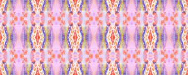 Suluboya Etnik Tasarım. Boyalı fırça Aztek arka planı. Mavi, Beyaz ve Kırmızı Pastel Eğlenceli Dikdörtgen İkat İlişkisi. Etnik Kusursuz Düzen. Sembol geometrik mayo deseni. Kilim Halı Rastgele Dokusu. 