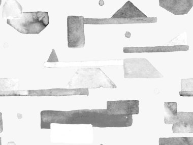 Bauhaus Kusursuz Düzen. Suluboya Geometrik Siyah ve Beyaz Çizgiler Tasarımı. Sanat Organik Geo Arkaplanı. Büyük Olağandışı Asgari Parmak izi. Moda Eğlencesi Soyut Boyası Suluboya Renk Çizgileri.