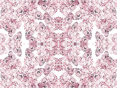 Kırmızı ve Pembe Hayvani Şablon. Suluboya el izi. Afrika egzotik kamuflajı. Geometrik suluboya arka plan. Vahşi hayvan kürkü dokusu. Suluboya El Boyalı Cilt Deseni.