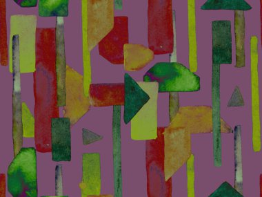 Bauhaus Kusursuz Düzen. Suluboya Geometrik Mor Çizgiler Tasarımı. Sanat Organik Geo Arkaplanı. Büyük Olağandışı Asgari Parmak izi. Moda Eğlencesi Soyut Boyası Suluboya Renk Çizgileri.