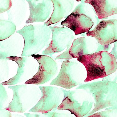 Mavi Turkuaz Yılan Kusursuz Şablon. Suluboya El Çizilmiş Piton Yazısı. Kobra Derisi Egzotik Doku. Geometrik Yılan Arkaplanı. Zehir ve Yılan derisi. Suluboya El Boyalı Döşeme Deseni.