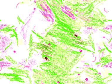 Modern Doodle Header. Yatay Şablon İçin Yeşil Arkaplanda Sevimli Büyük Çağdaş Geometrik Kusursuz Desen. Büyük Çağdaş Asgari Yazdırma. Pastel Doodle Başlığı.