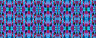 Mavi, Kırmızı, Siyah Pastel Eğlenceli Dikdörtgen İkat İlişkisi. Etnik Kusursuz Düzen. Sembol geometrik mayo deseni. Boyalı fırça Aztek arka planı. Suluboya Etnik Tasarım. Kilim Halı Rastgele Dokusu. 