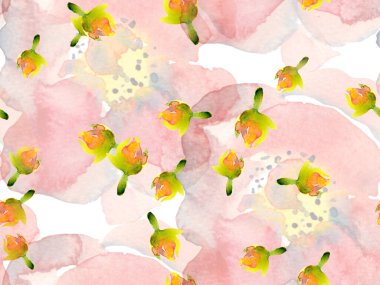 Klasik Peonie Eco Rapport. Yaz Çiçeği Arkaplanı. Botanik Çiçek İllüstrasyonu. Egzotik Mayo Tasarımı. Hawaii Kova Parmak izi. Suluboya Güller, Şakayık ve Yapraksız Kalıp.