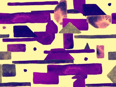 Bauhaus Kusursuz Düzen. Suluboya Geometrik Sarı Safran Çizgileri Tasarımı. Sanat Organik Geo Arkaplanı. Büyük Modern Asgari Baskı. Moda Eğlencesi Soyut Boyası Suluboya Renk Çizgileri.