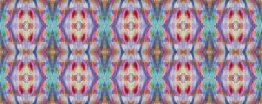 Sembol geometrik mayo deseni. Boyalı fırça Aztek arka planı. Mavi, Kırmızı, Yeşil Pastel Eğlenceli Dikdörtgen İkat İlişkisi. Etnik Kusursuz Düzen. Kilim Rastgele Halı dokusu. Suluboya Etnik Tasarım. 