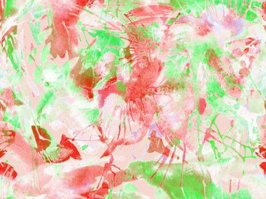 Püskürme izi yok. Yeşil suluboya fırça darbesi grunge tasarımı. Suluboya soyut sıçrama boyası tasarımı. Kademeli mürekkep lekeleri. Çamur tabakası. Sıvı damlayan fırça sonsuz iz. 