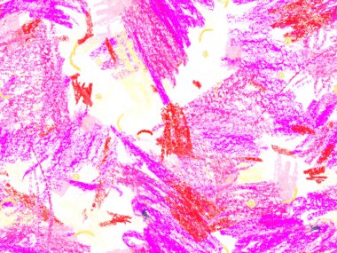 Etnik El Çekim Başlığı. Kırmızı Üzerine Şirin Büyük Yaratıcı Geometrik Desen, Yatay Şablon İçin Pembe Arkaplan. Büyük Sanatsal Asgari Baskı. Geometrik El Çizim Başlığı.