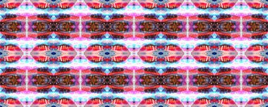 Suluboya Shoji Tasarımı. Batik Kravat Boyası Sınırı. Suluboya Japon Arkaplanı. Kırmızı, Beyaz ve Mavi Organik Minimum Tekstil. Boyalı Soyut Doku. Kimono Tile. Shibori Kusursuz Desen.