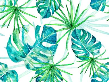 Egzotik Hawaii Tasarımı. Tayland döşeme dokusu. Kırmızı ve İndigo Orkidesi Kusursuz Şablon. Suluboya Çiçek Geçmişi. Tropik Yaz Baskısı. Orkideli mayo baskısı, Palm Leaves.