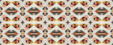 Ikat Deseni. Suluboya El Çizilmiş Batik. Yaratıcı Navajo Ikat Geçmişi. Allover Cotton Mayo Tasarımı. Geo Ogee Tile. Donanma Mavisi ve Indigo Ogee Ogee Kusursuz Doku. Aztek Geometrik Tekstil Yazdırma.