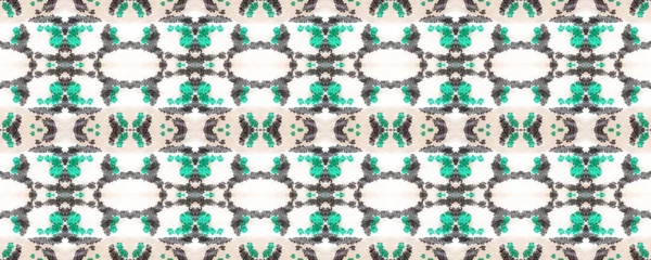 Ethnic Seamless Pattern. Snake Skin Random Texture. Watercolor Ethnic Design. Paintbrush Python Background. Chevron Geometric Swimwear Pattern. Green and Beige Fun Rectangle Ikat Rapport.