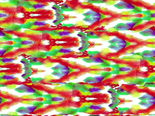 緑と赤の長方形の地理のレポート 民族のシームレスなパターン ネイティブ バックグラウンドを殺す イカット幾何水着パターン 水彩民族デザイン 伝統的なスパイラーテクスチャ — ストック写真