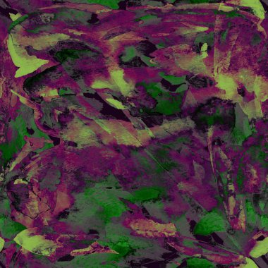 Fırça darbeleri. Siyah Yeşil Suluboya geometri baskısı. Pastel suluboya arka plan. El çizimi soyut sanat çizgisi. Tekrar eden mayo desenli. Fırça izi.