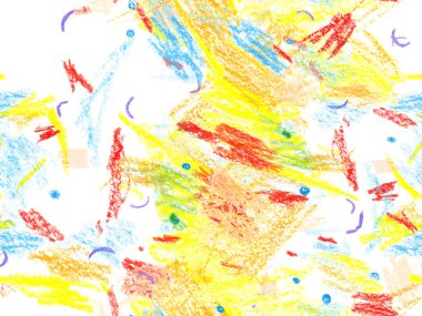 Yaratıcı Boya Başlığı. Yatay Şablon için Sarı Arkaplanda Sevimli Büyük Çağdaş Geometrik Kusursuz Desen. Büyük Moda Asgari Baskısı. Soyut Boya Başlığı.