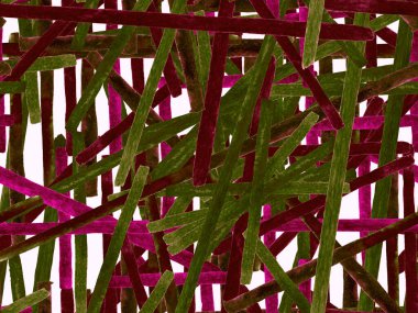 Bauhaus Kusursuz Düzen. Suluboya Geometrik Kırmızı Pembe Çizgiler Tasarımı. Sanat Organik Geo Arkaplanı. Büyük Modern Asgari Baskı. Moda Eğlencesi Soyut Boyası Suluboya Renk Çizgileri.