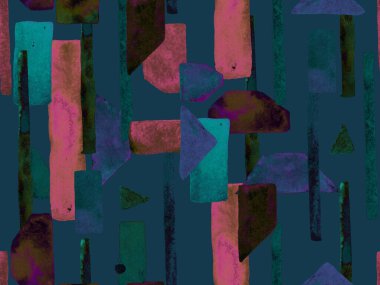 Bauhaus Kusursuz Düzen. Suluboya Geometrik Mor Çizgiler Tasarımı. Sanat Organik Geo Arkaplanı. Büyük Moda Asgari Baskı. Moda Eğlencesi Soyut Boyası Suluboya Renk Çizgileri.