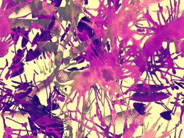 Püskürme izi yok. Kırmızı suluboya fırça darbesi grunge tasarımı. Suluboya soyut sıçrama boyası tasarımı. Kademeli mürekkep lekeleri. Çamur tabakası. Sıvı damlayan fırça sonsuz iz. 